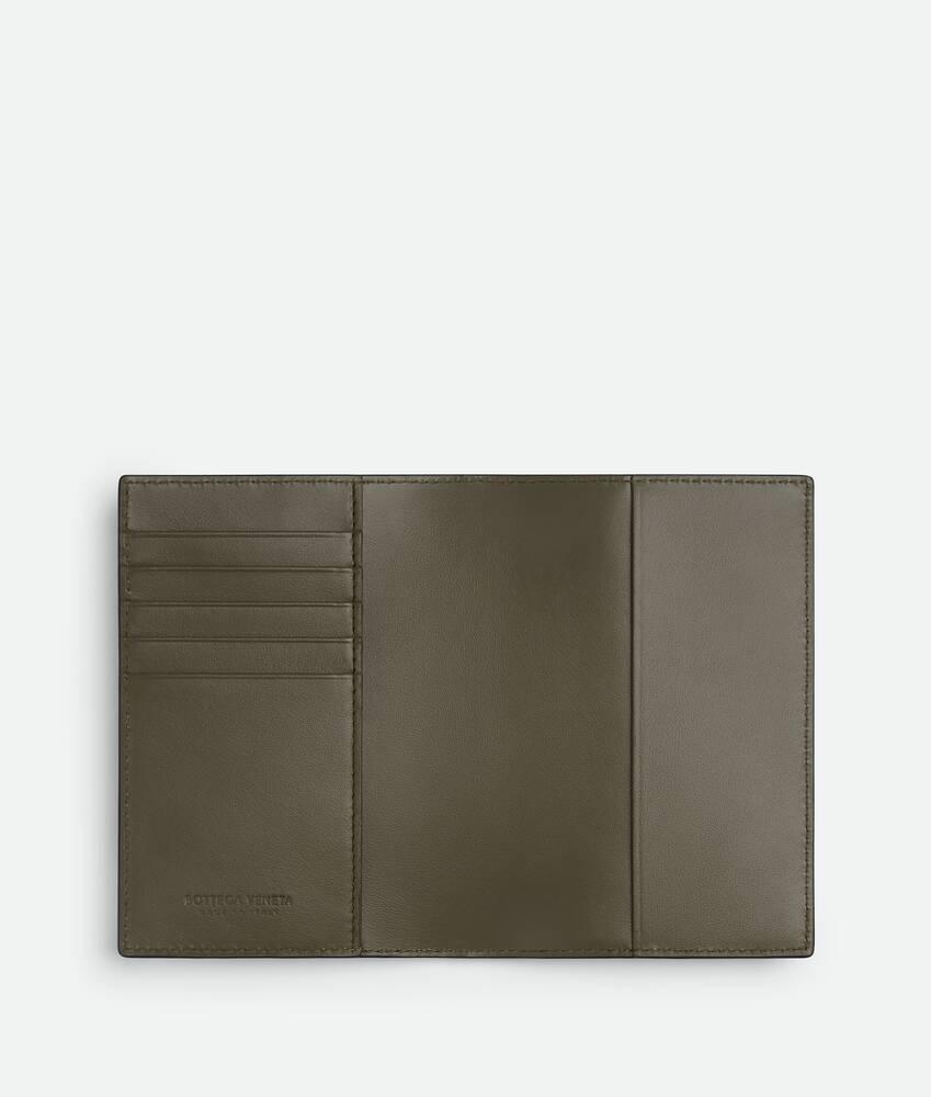 Men's Intrecciato Passport Case in Abyss/cypress Product Image