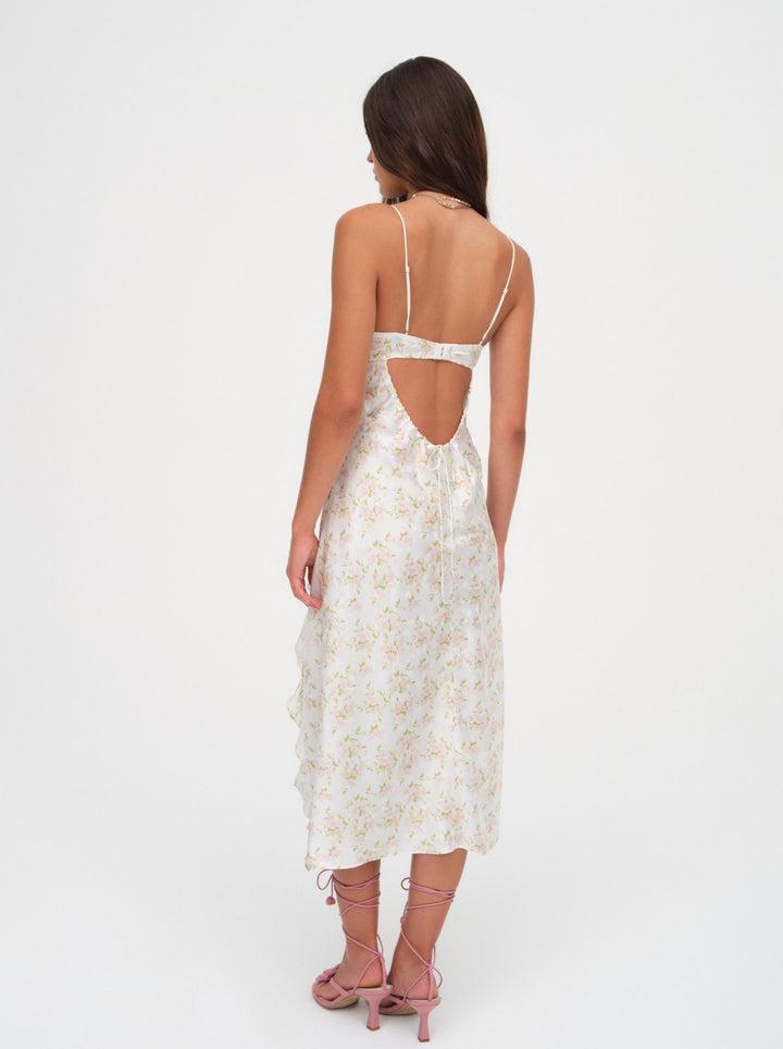 Chania Midi Dress — White Product Image