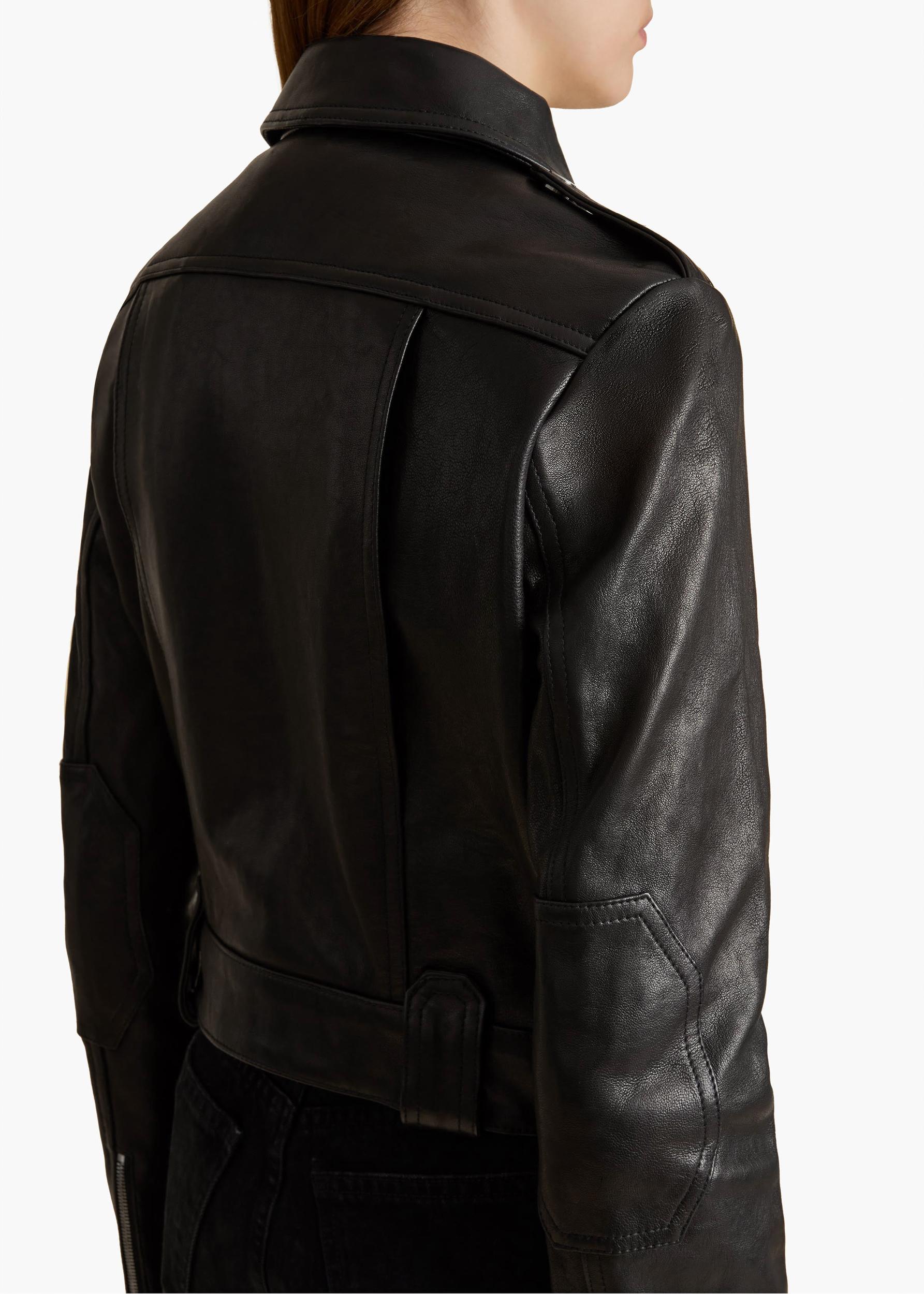 Cordelia Jacket in Black Leather Product Image