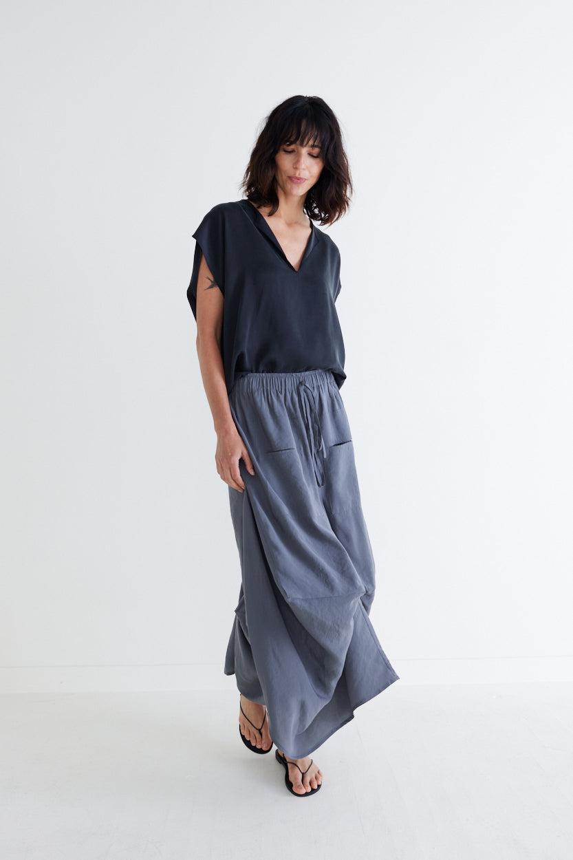 The Light Poplin Go-To Skirt Product Image