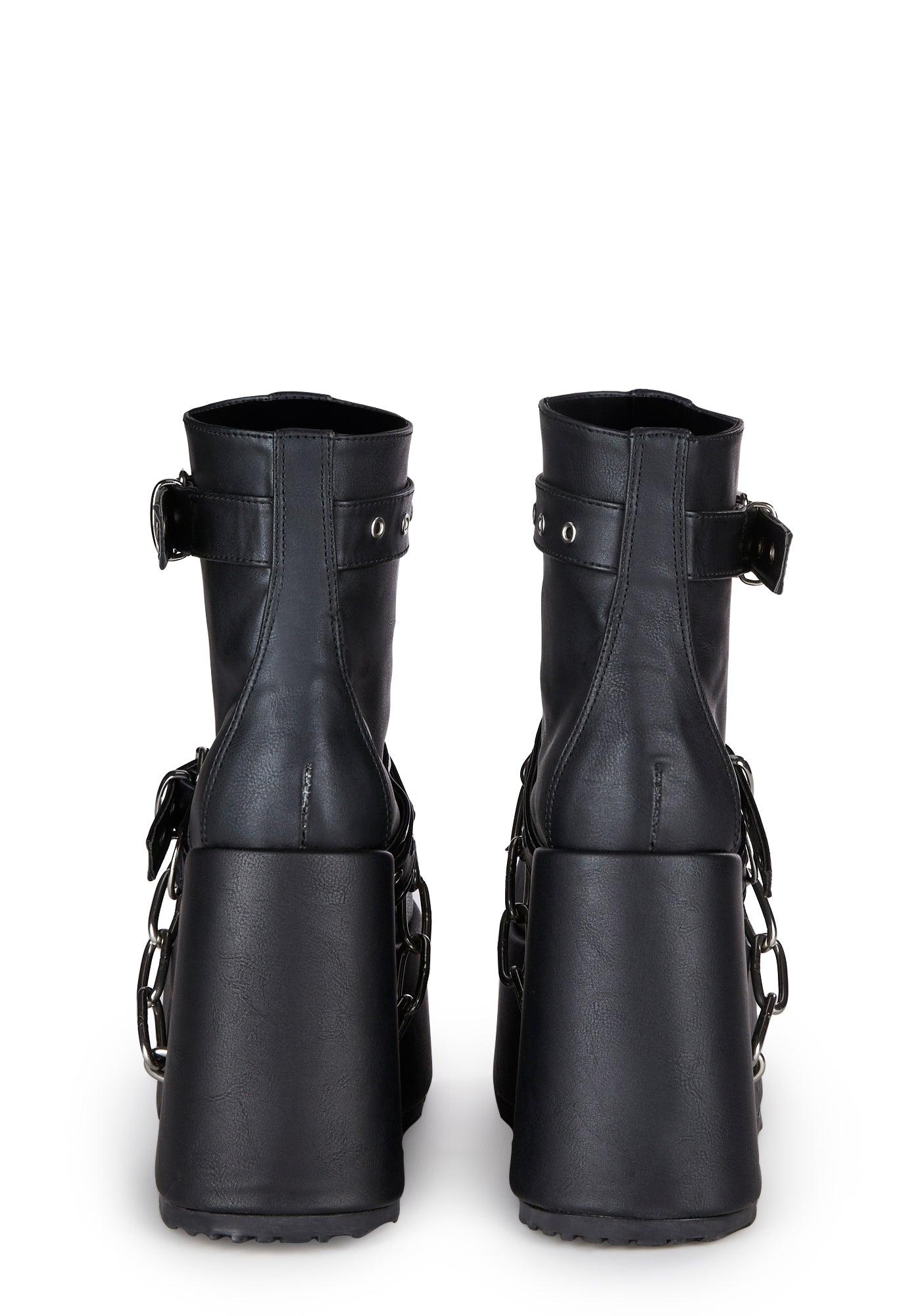 Ruin My Life Platform Ankle Boots Product Image