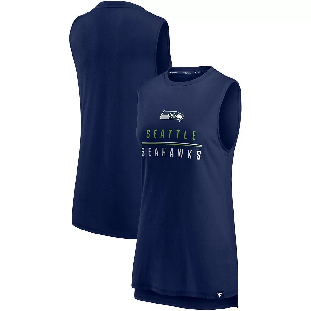 Womens Fanatics Branded College Seattle Seahawks True Contender Tank Top Blue Product Image