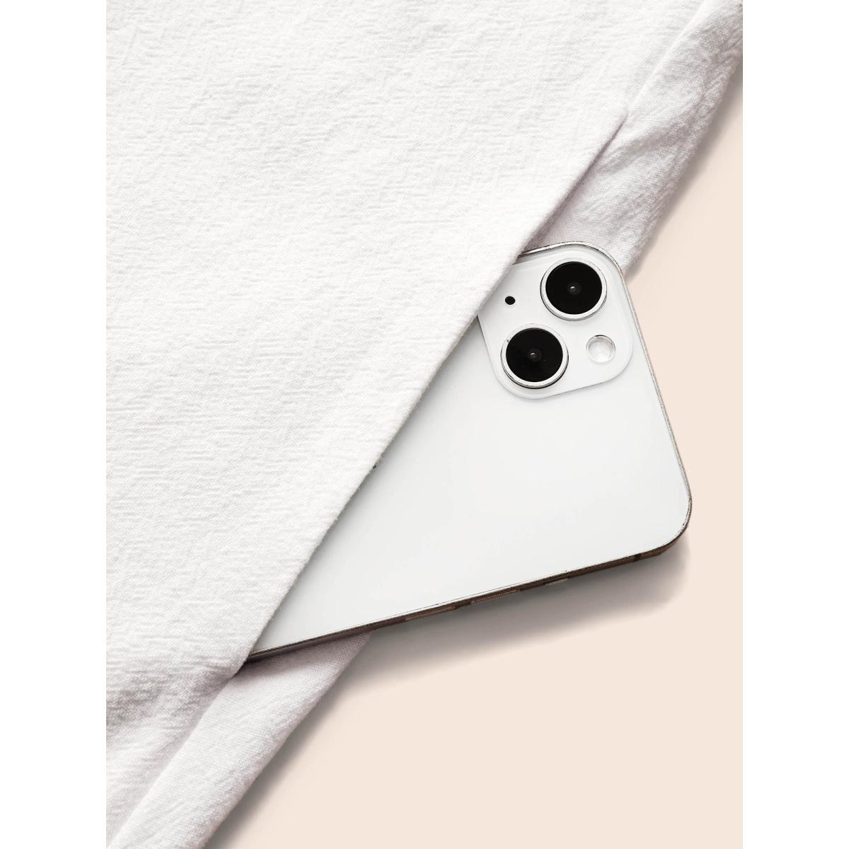 Plus Size Hollow Front Button Detail Flare Maxi Dress Originalwhite Women Resort Topstitching V-neck Sleeveless Curvy BloomChic 30/6X Product Image