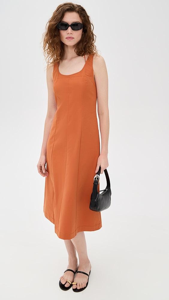 Vince Seamed Tank Dress | Shopbop Product Image