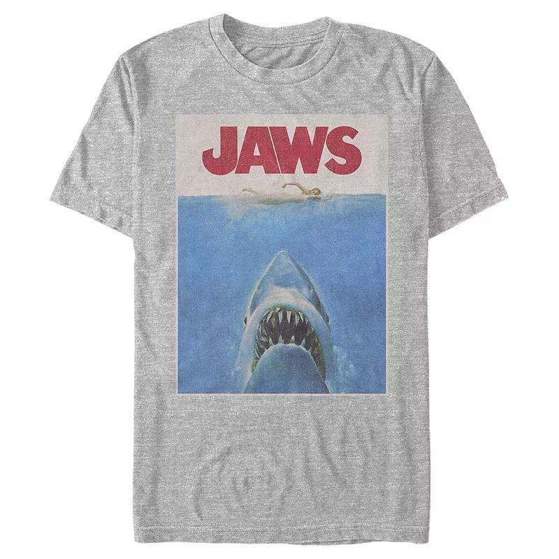 Men's Jaws Retro Movie Poster Graphic Tee,  Product Image