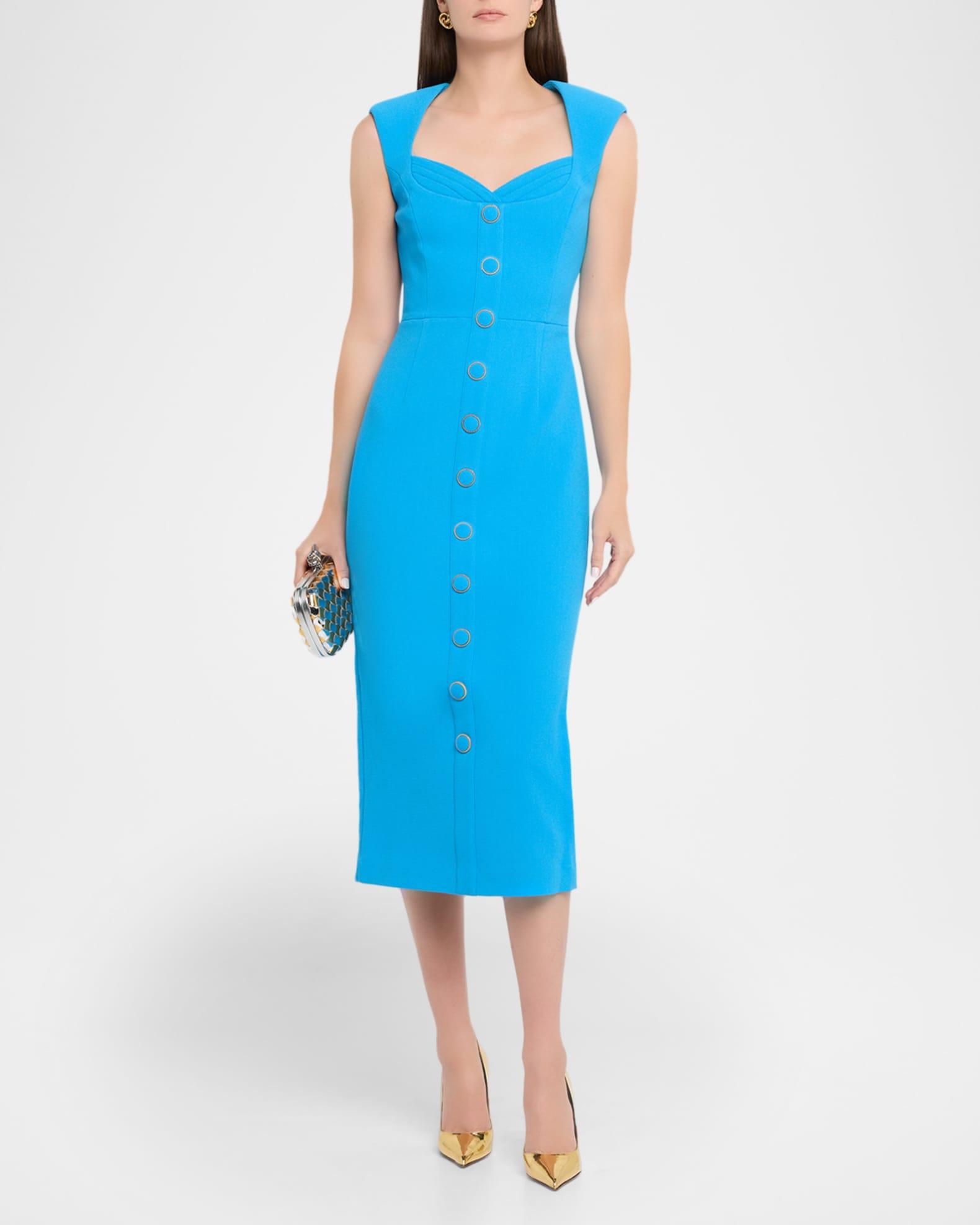 Skyla Sleeveless Bodycon Midi Dress Product Image