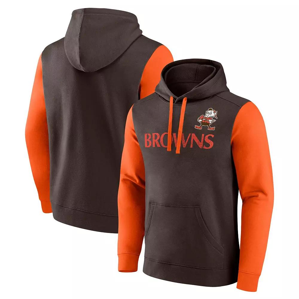 Men's Fanatics Brown Cleveland Browns Fleece Pullover Hoodie, Size: 4XL Product Image
