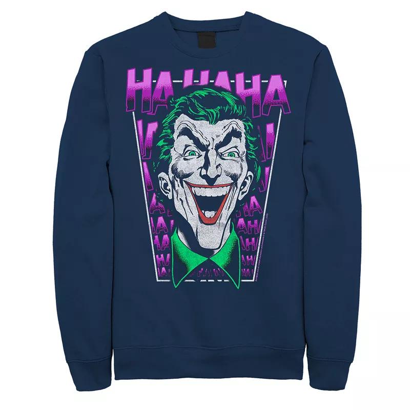 Men's DC Comics Batman The Joker Laughing Sweatshirt,  Product Image