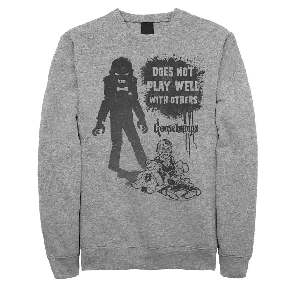 Men's Goosebumps Slappy Does Not Play Well Sweatshirt,  Product Image