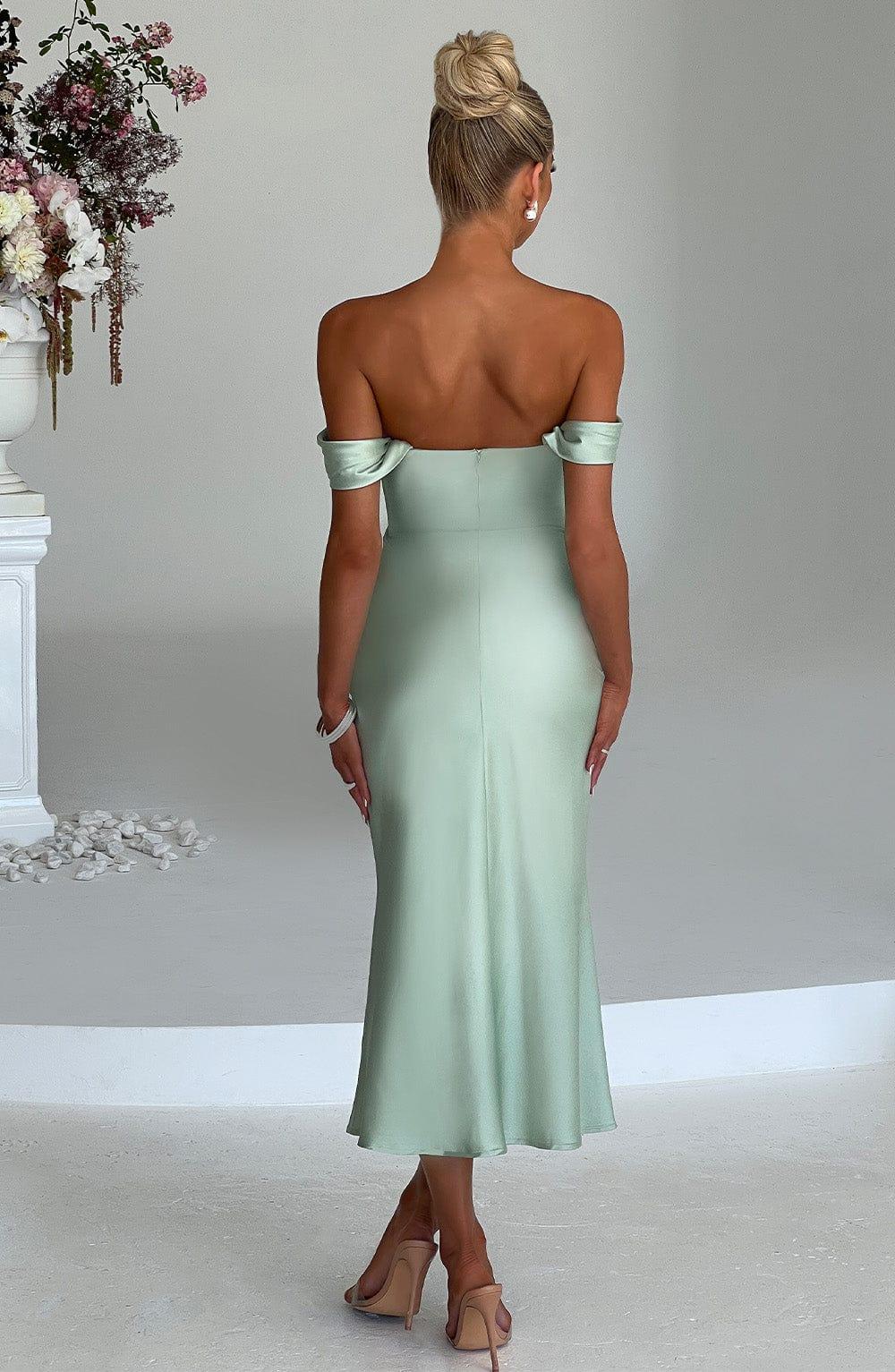 Jennifer Midi Dress - Mint Product Image