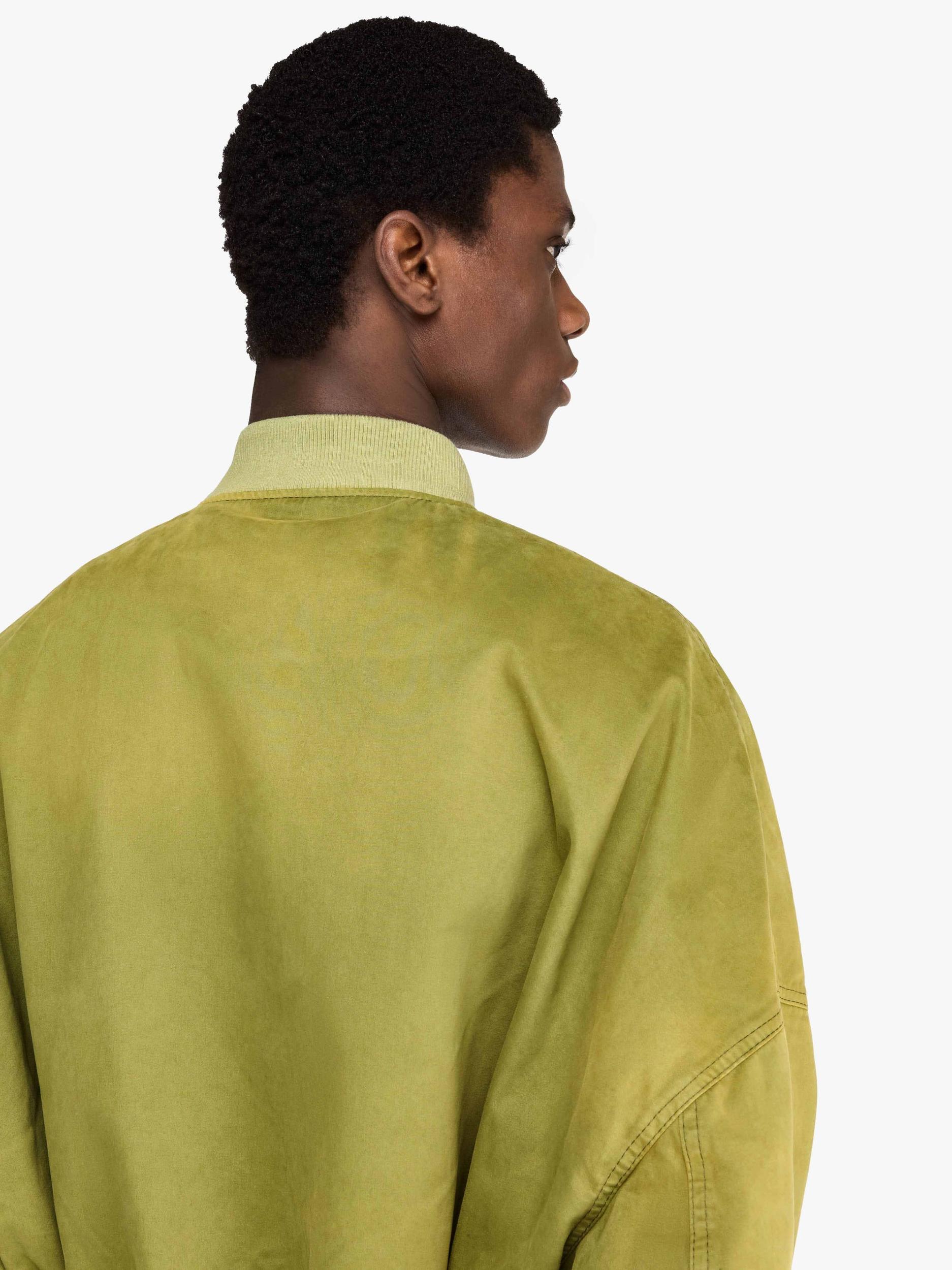 RELAXED COTTON BOMBER JACKET Product Image