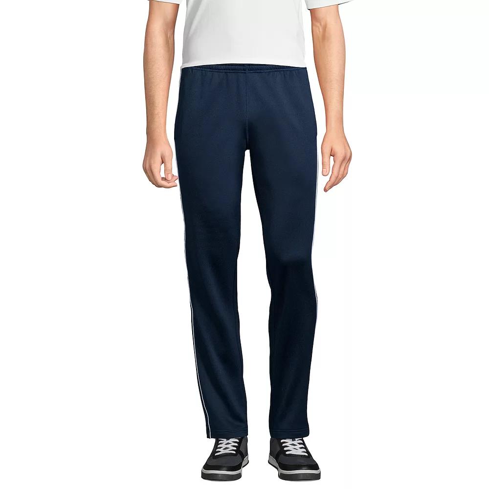 Mens Lands End Active Track Pants Blue Product Image