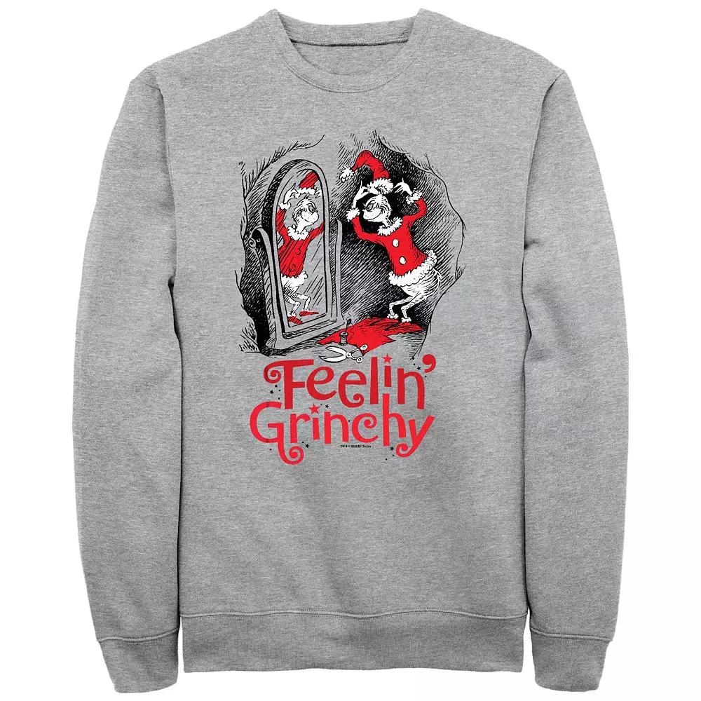 Big & Tall Dr. Seuss Feeling Grinchy Graphic Fleece, Men's,  Product Image