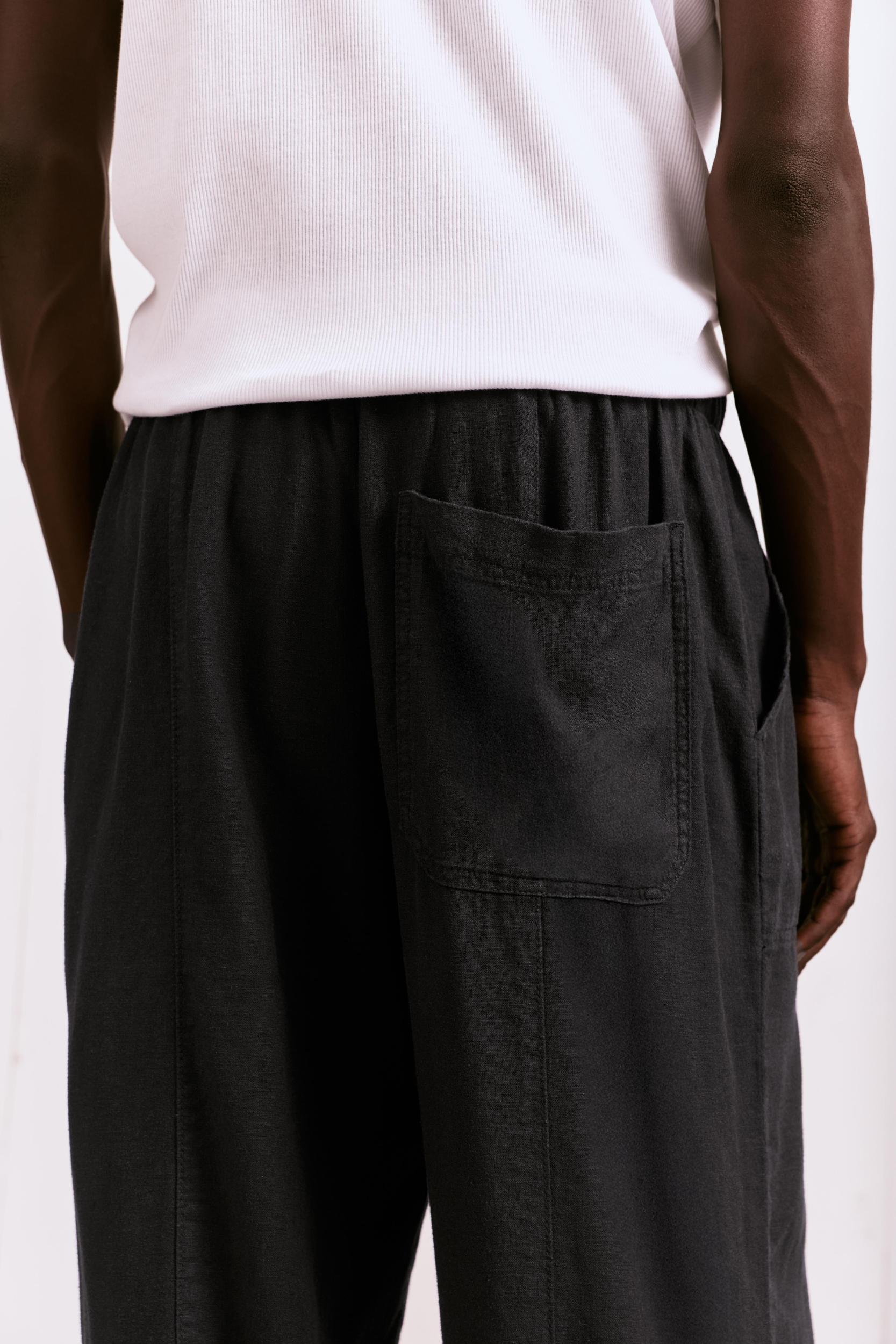 Linen blend sweatpants Product Image