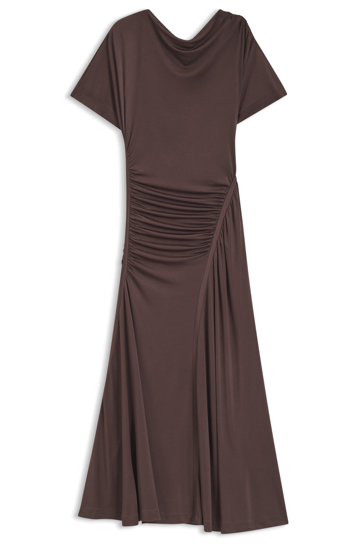 Gathered-detail dress in a slim fit Product Image
