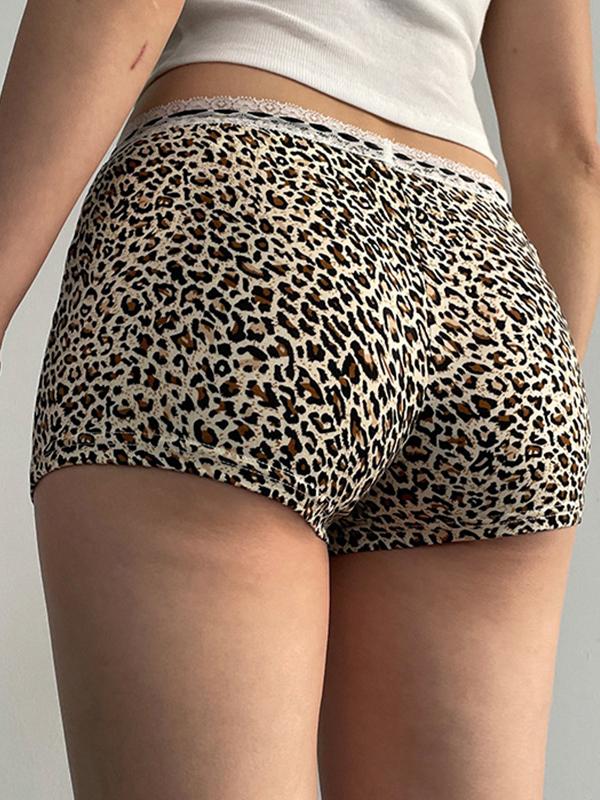 Leopard Print Shorts Product Image