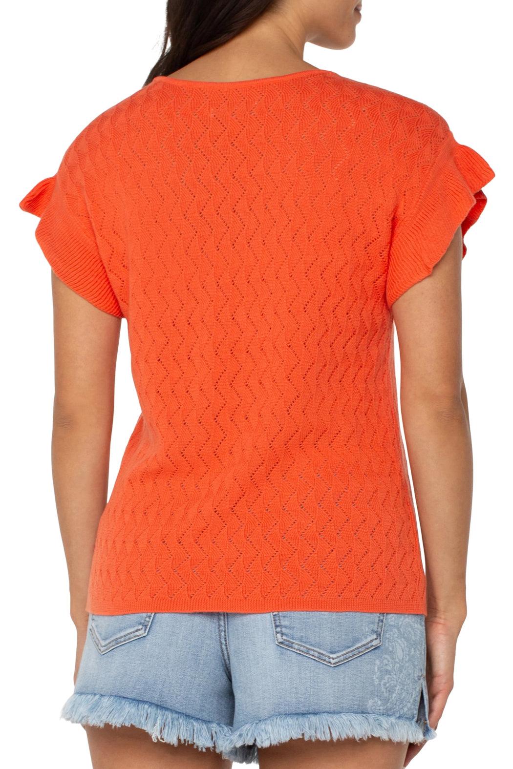 Flutter Sleeve Dolman Sweater Product Image