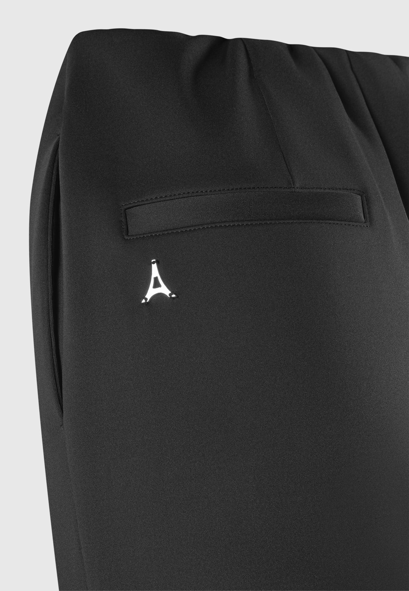 Zip Neoprene Trousers - Black Female Product Image