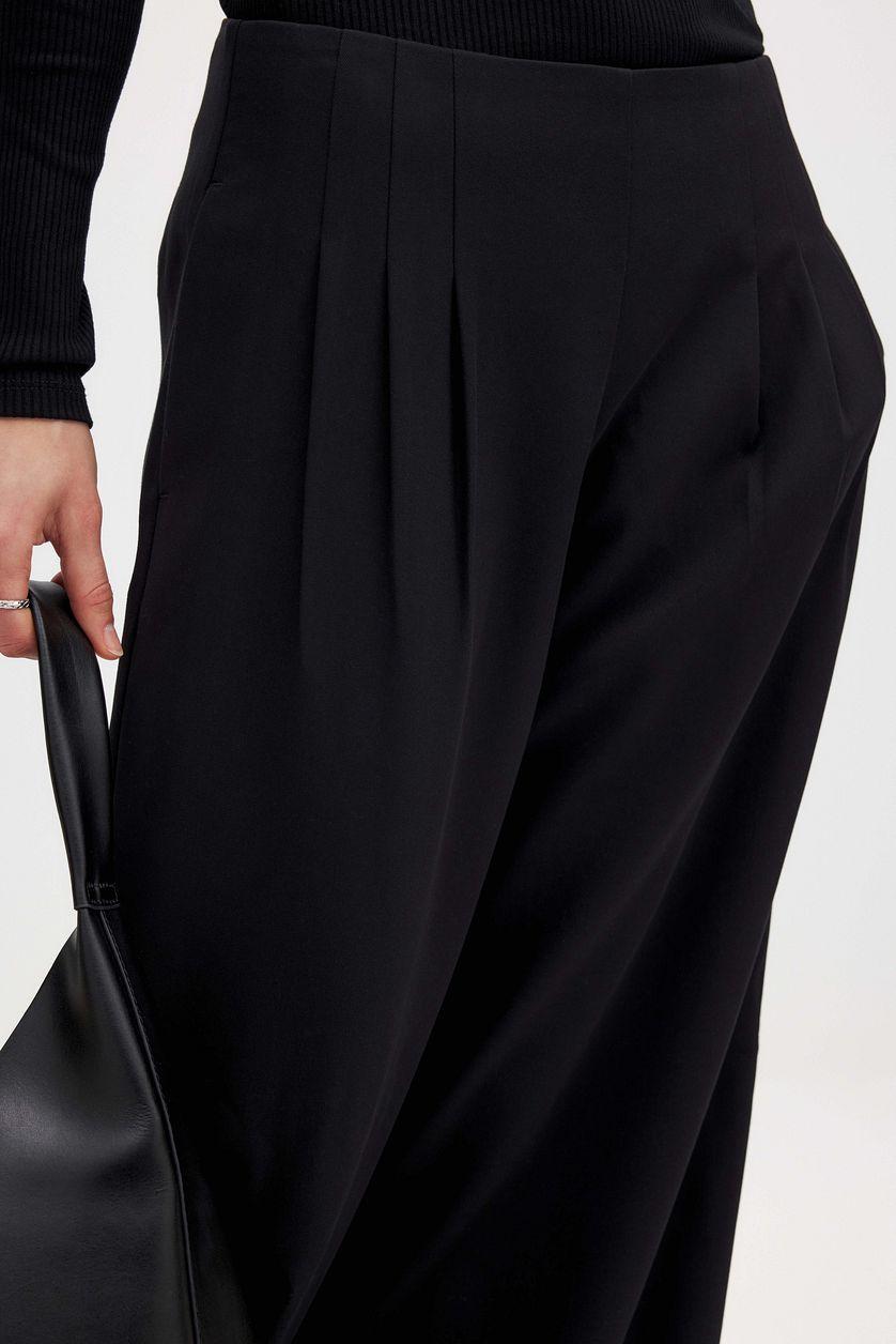 Wide Mid Waist Trousers Product Image