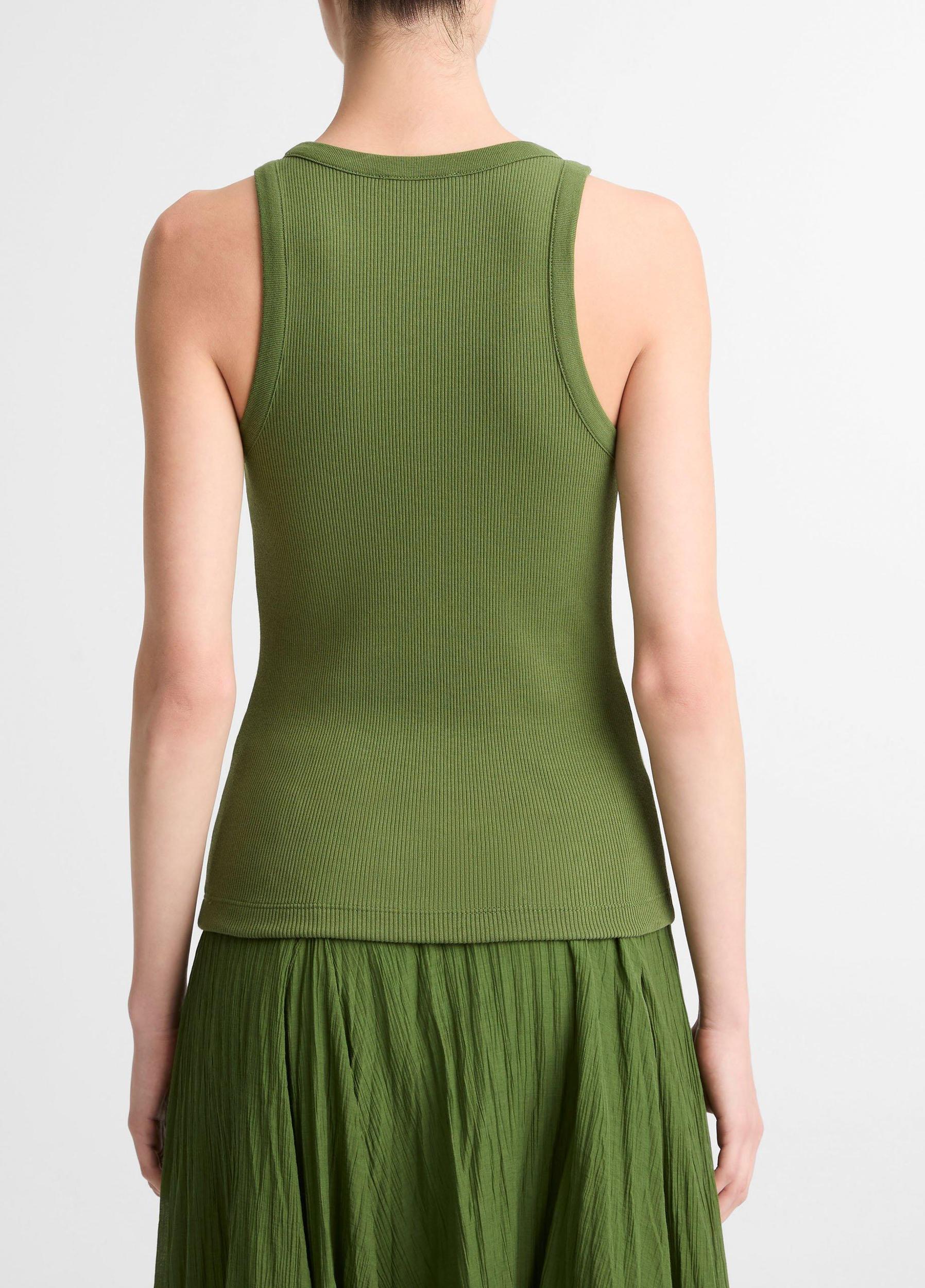Ribbed Scoop-Neck Tank Product Image