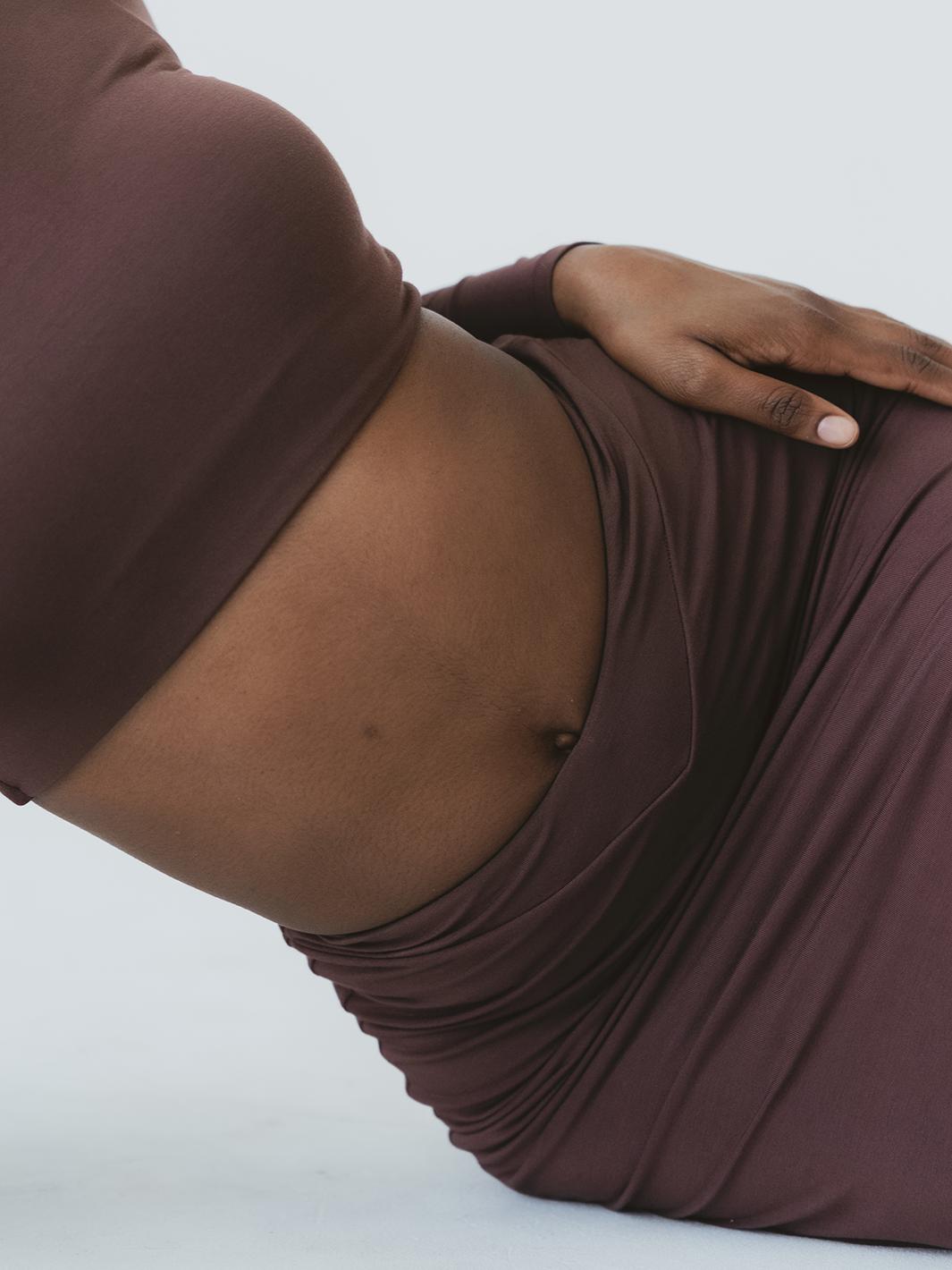 V Cut Maxi Skirt Product Image