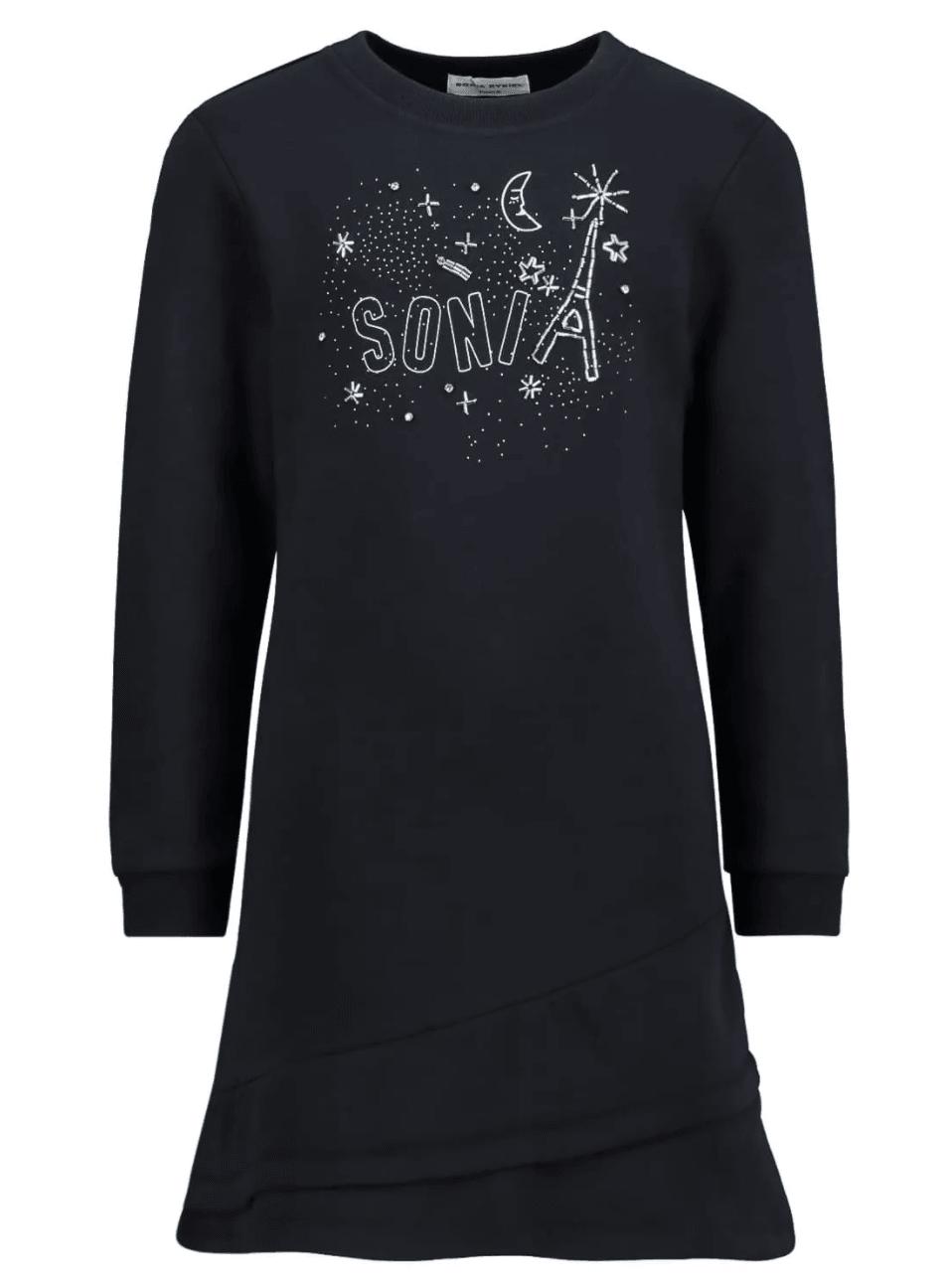 Sonia Rykiel Luxe Paris Logo Sweatshirt Dress Product Image