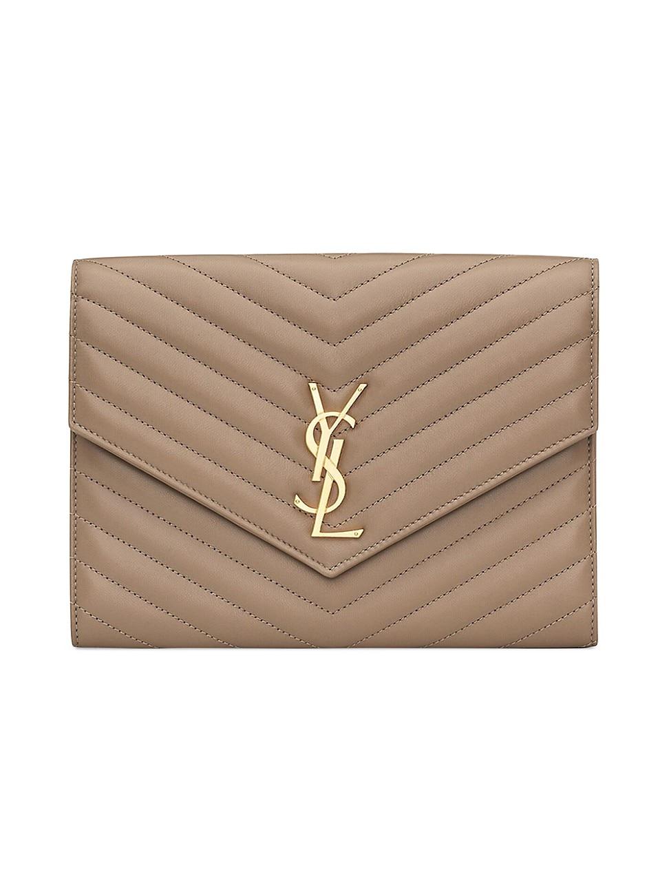 Womens Cassandre Matelass Flap Pouch In Lambskin Size 0 Product Image