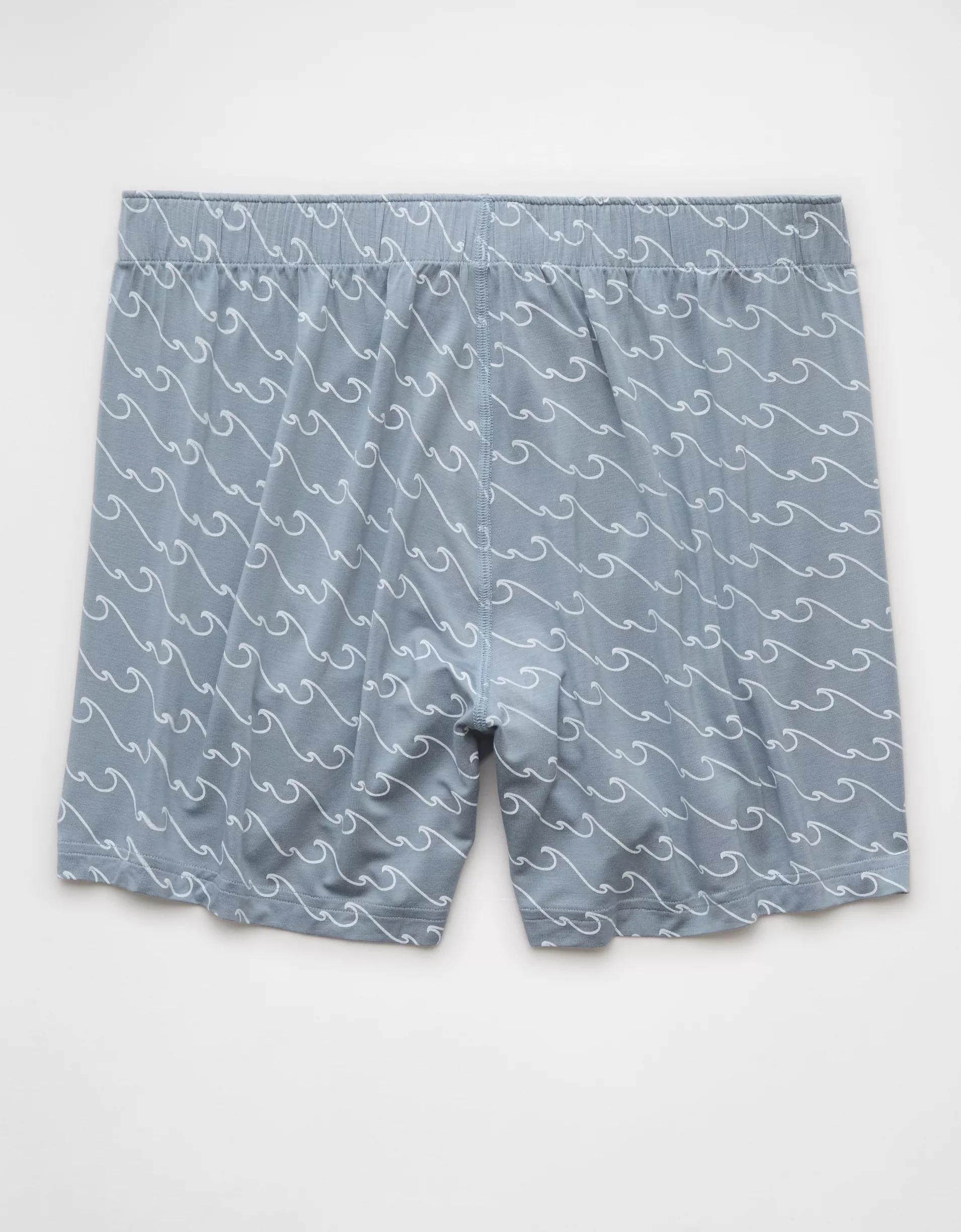 AEO Men's Wavy Stripes Slim Knit Ultra Soft Boxer Short Product Image