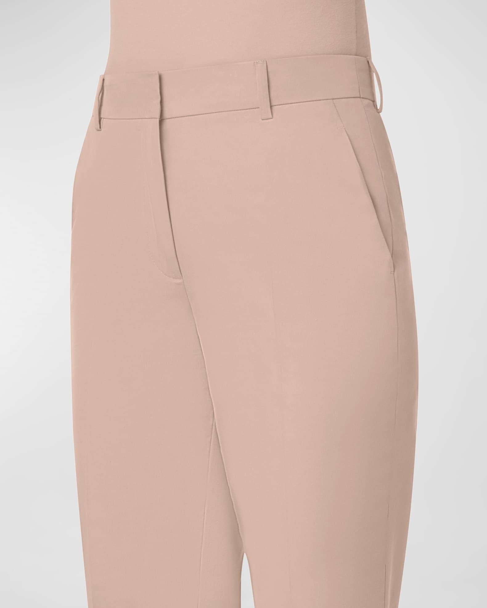 Flavin Cotton Techno Gabardine Tapered-Leg Ankle Pants Product Image