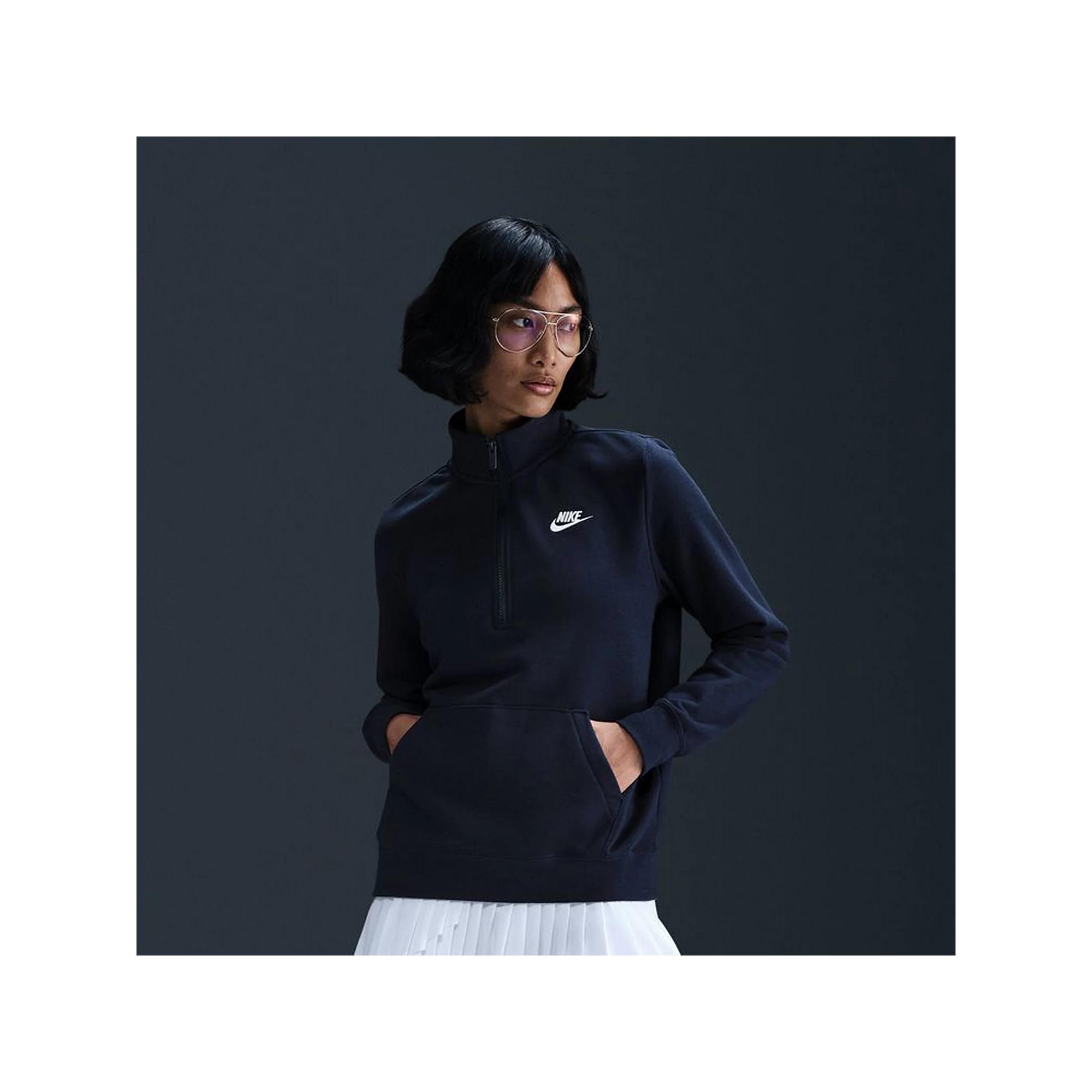 Women's Nike Sportswear Club Fleece Quarter-Zip Sweatshirt,  Product Image