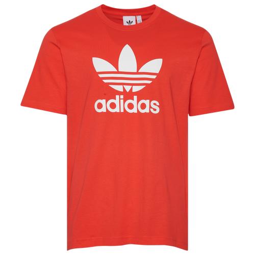 adidas Trefoil Essentials Tee Better Scarlet L Mens Product Image