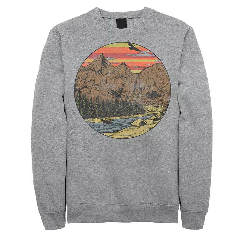 Men's Fifth Sun Mountain Falls Sketch Sweatshirt,  Product Image