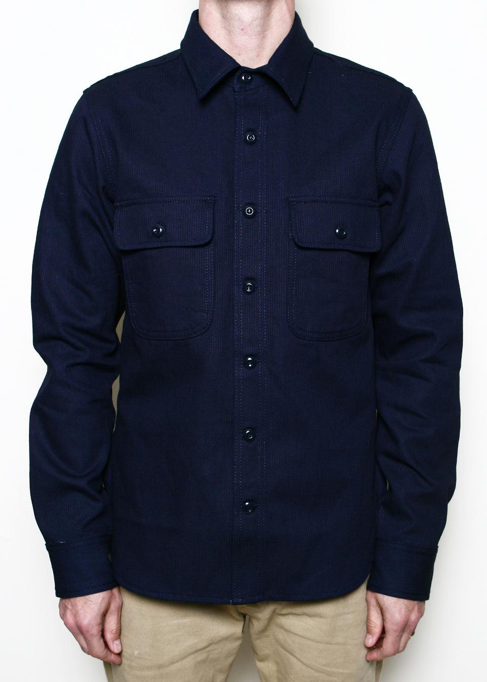 Field Shirt // Indigo Whip Cord Product Image
