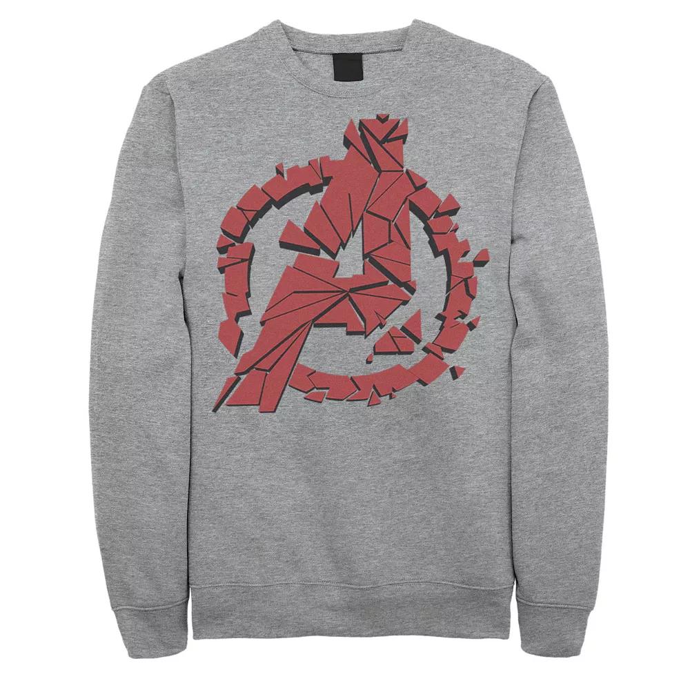 Men's Marvel Avengers Endgame Shattered Logo Sweatshirt,  Product Image