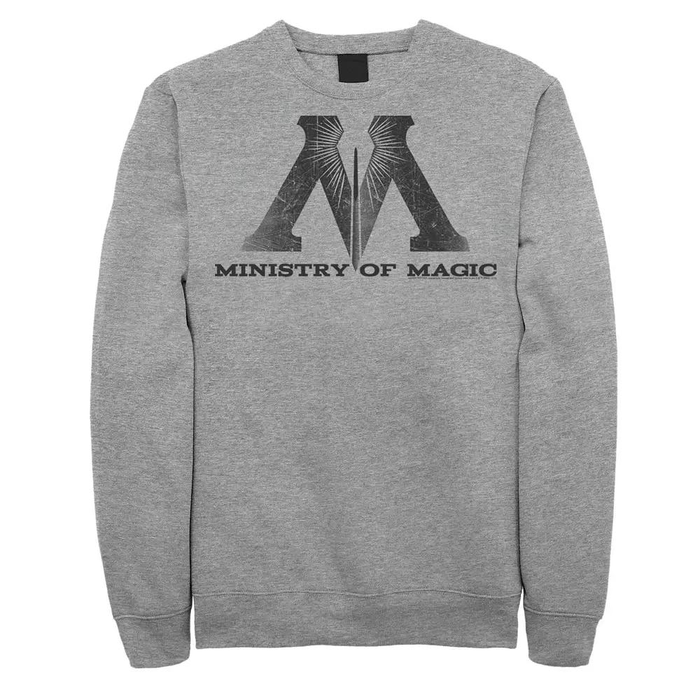 Men's Harry Potter Ministry Of Magic Logo Fleece Graphic Pullover,  Product Image