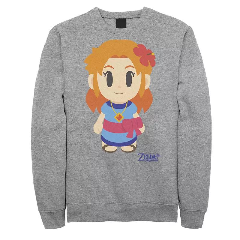 Men's Nintendo Legend Of Zelda Links Awakening Marin Chibi Style Graphic Fleece Pullover,  Product Image