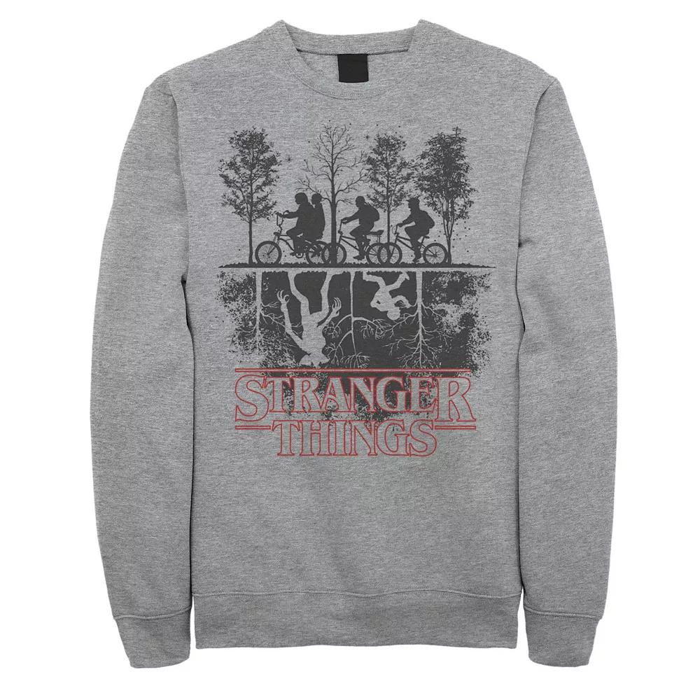Men's Netflix Stranger Things The Upside Down Logo Sweatshirt,  Product Image