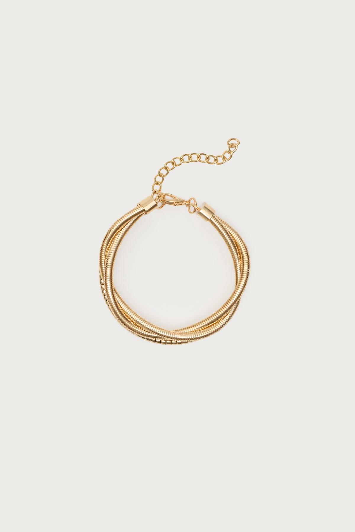 Braided Mixed Cable Bracelet Product Image