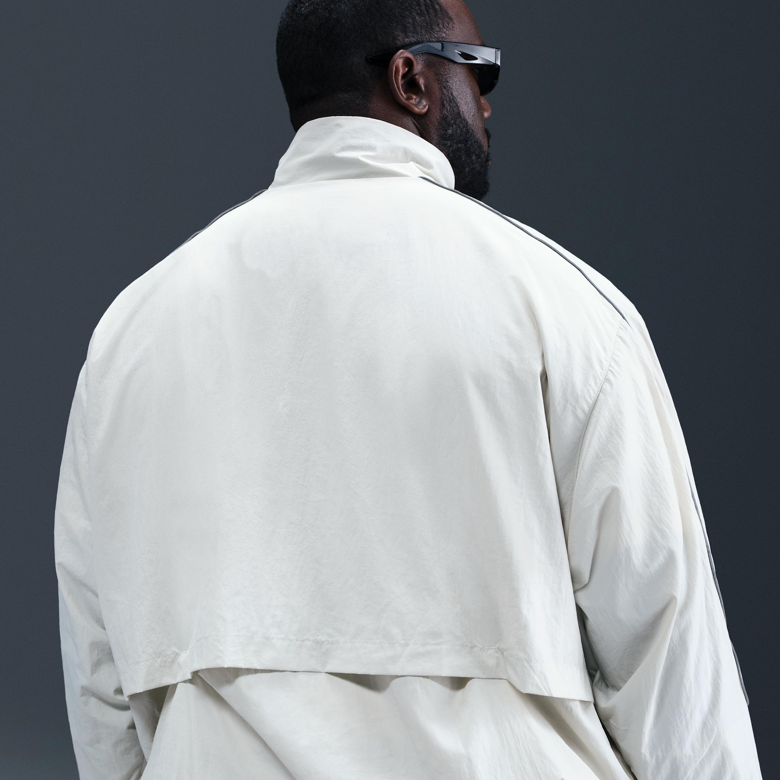 Mens Nike Sportswear Solo Swoosh Woven Track Jacket | FB8622-072 Product Image