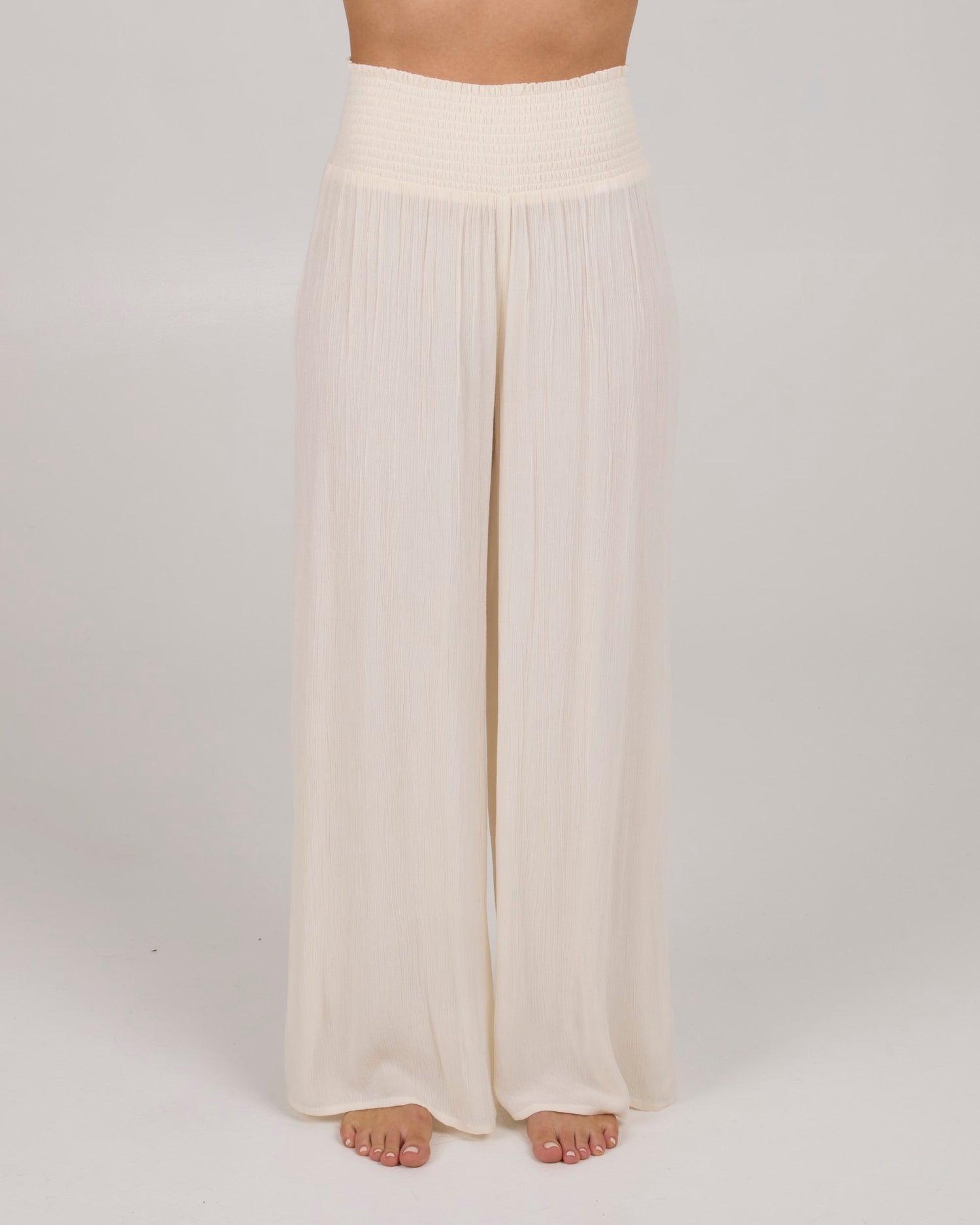 Mainland Beach Pant - Off White Product Image