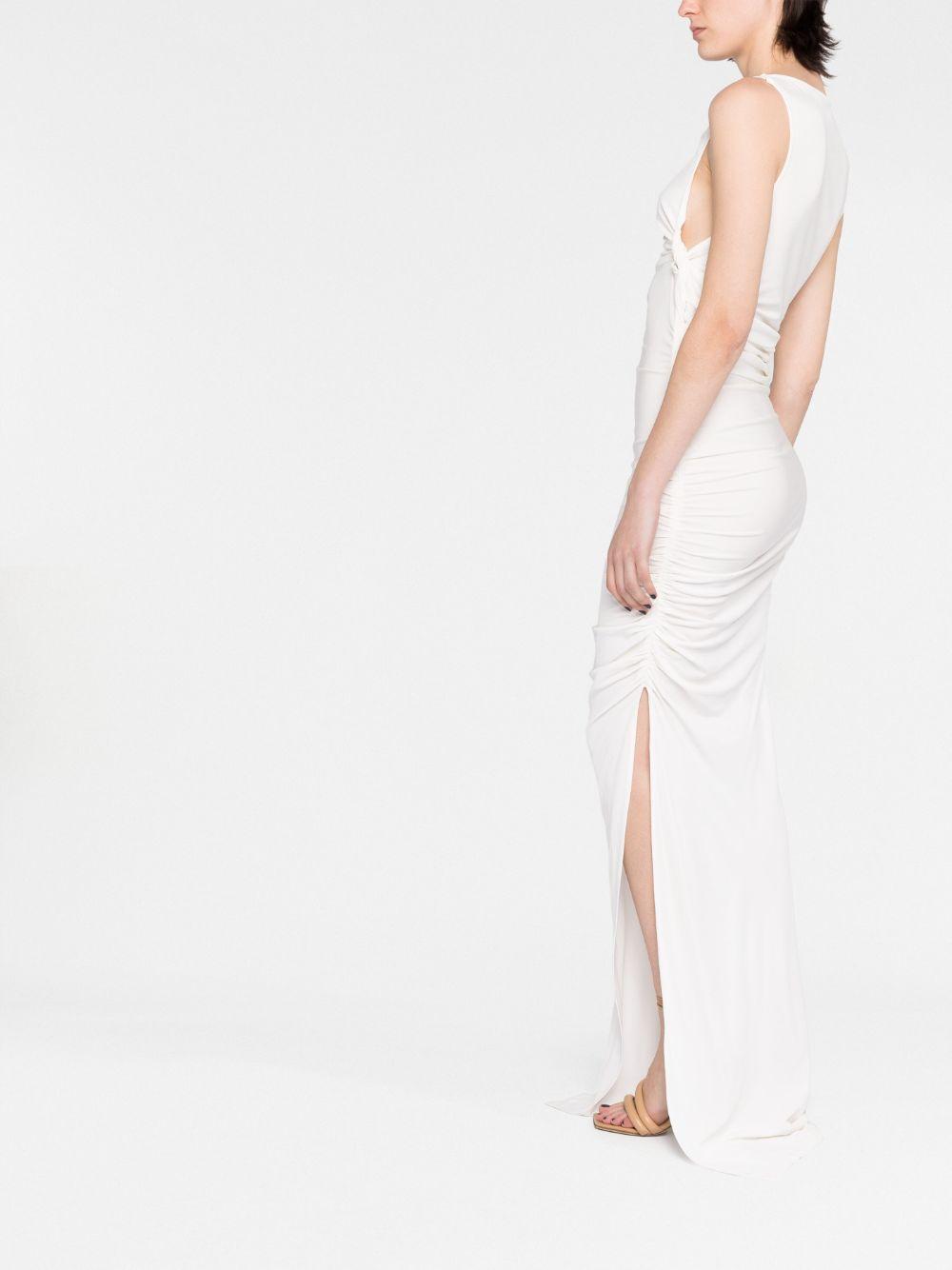 Gesbine twist-detail asymmetric gown Product Image