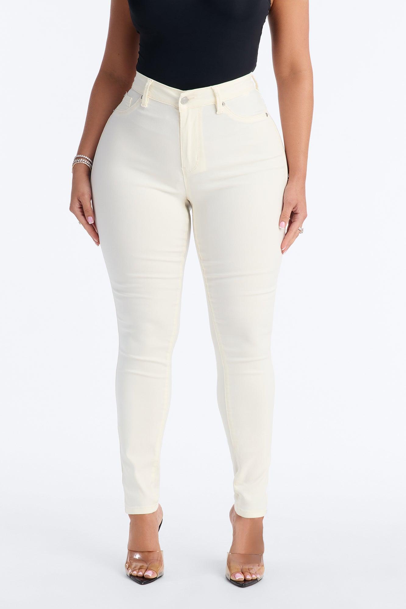 Hyperstretch Skinny Pants - Ivory Female Product Image