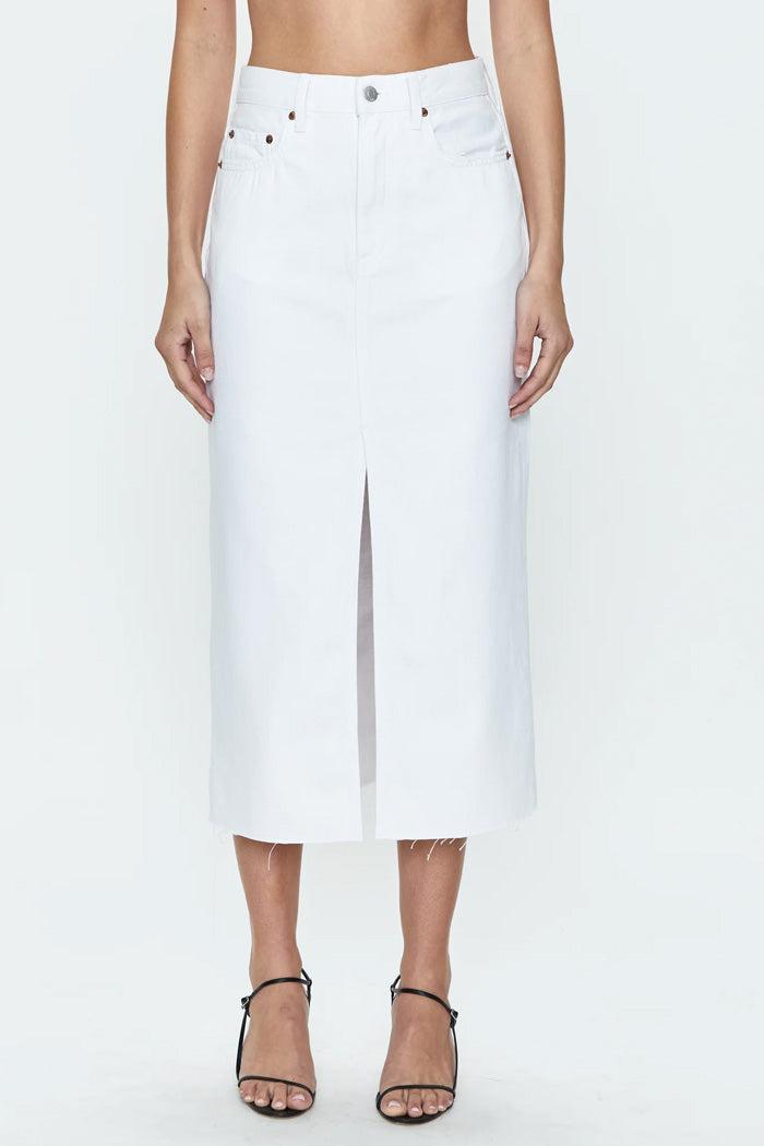 Alice Denim Midi Skirt Product Image