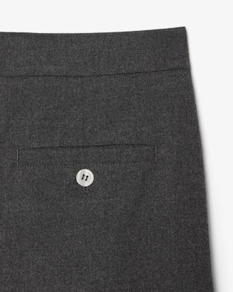 Oversized Pleated Flannel Pants Product Image