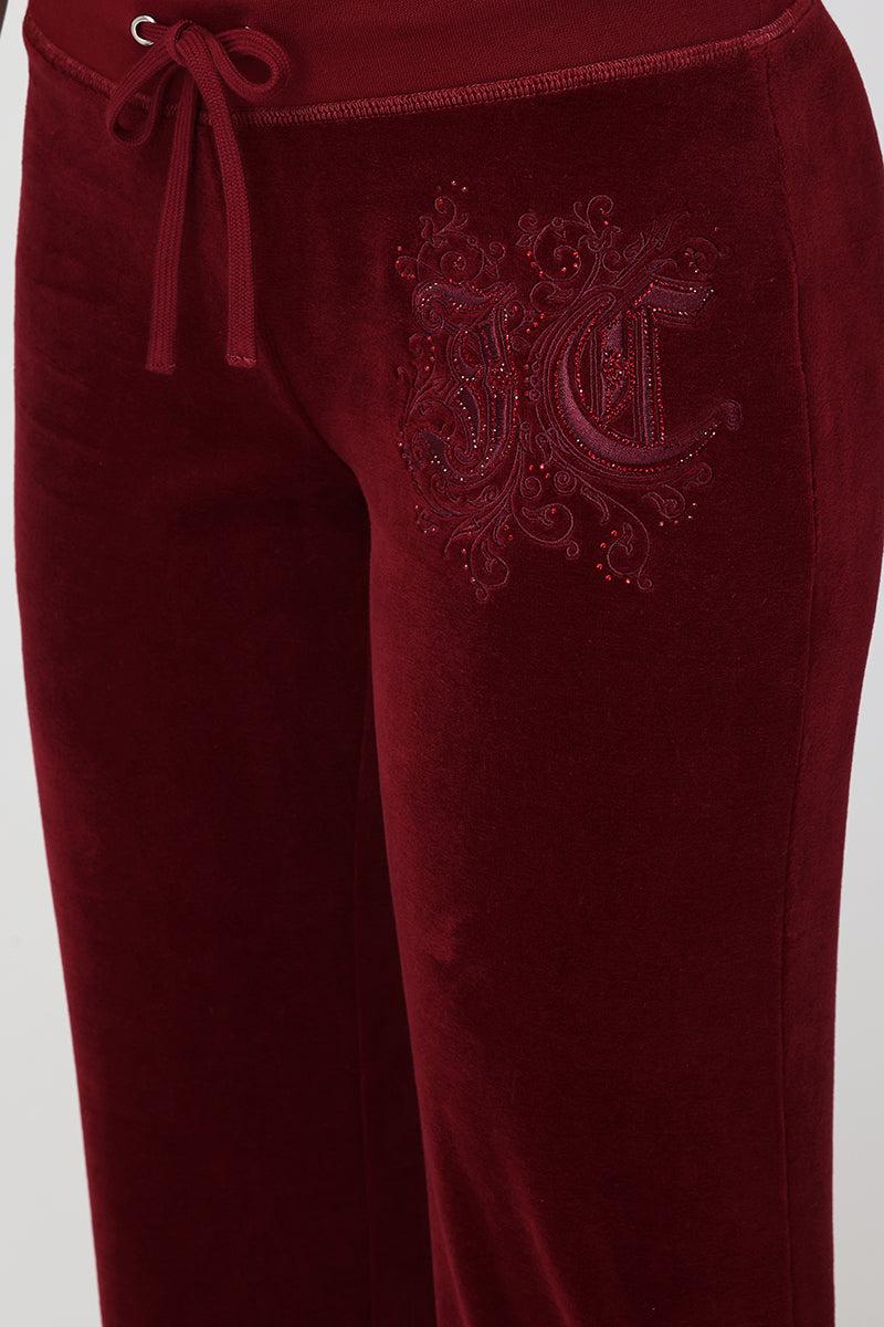 Monogram Heritage Cotton Velour Track Pants Product Image