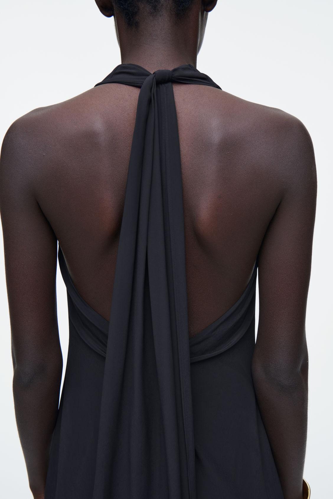 COWL-NECK MAXI DRESS Product Image