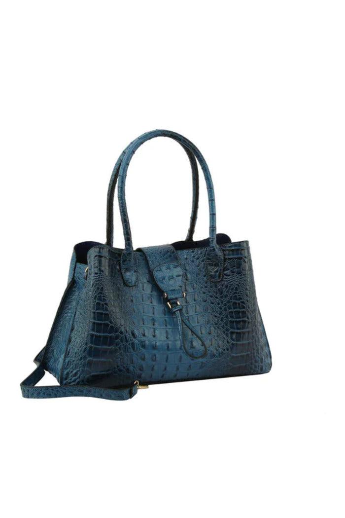Satchel Purse Top Handle Croc Shoulder Bag Product Image