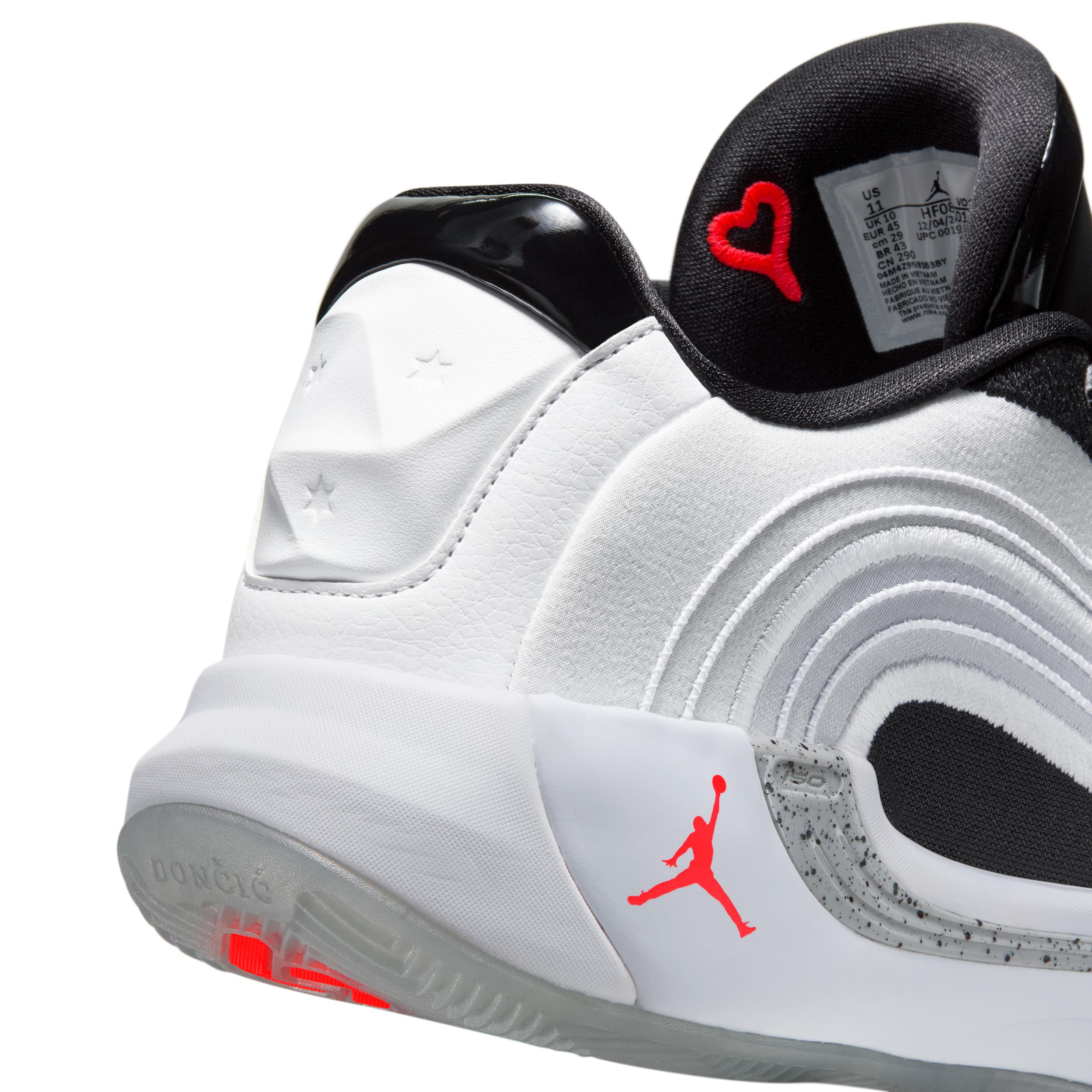 Nike Men's Luka 4 Cement" Basketball Shoes in White Product Image