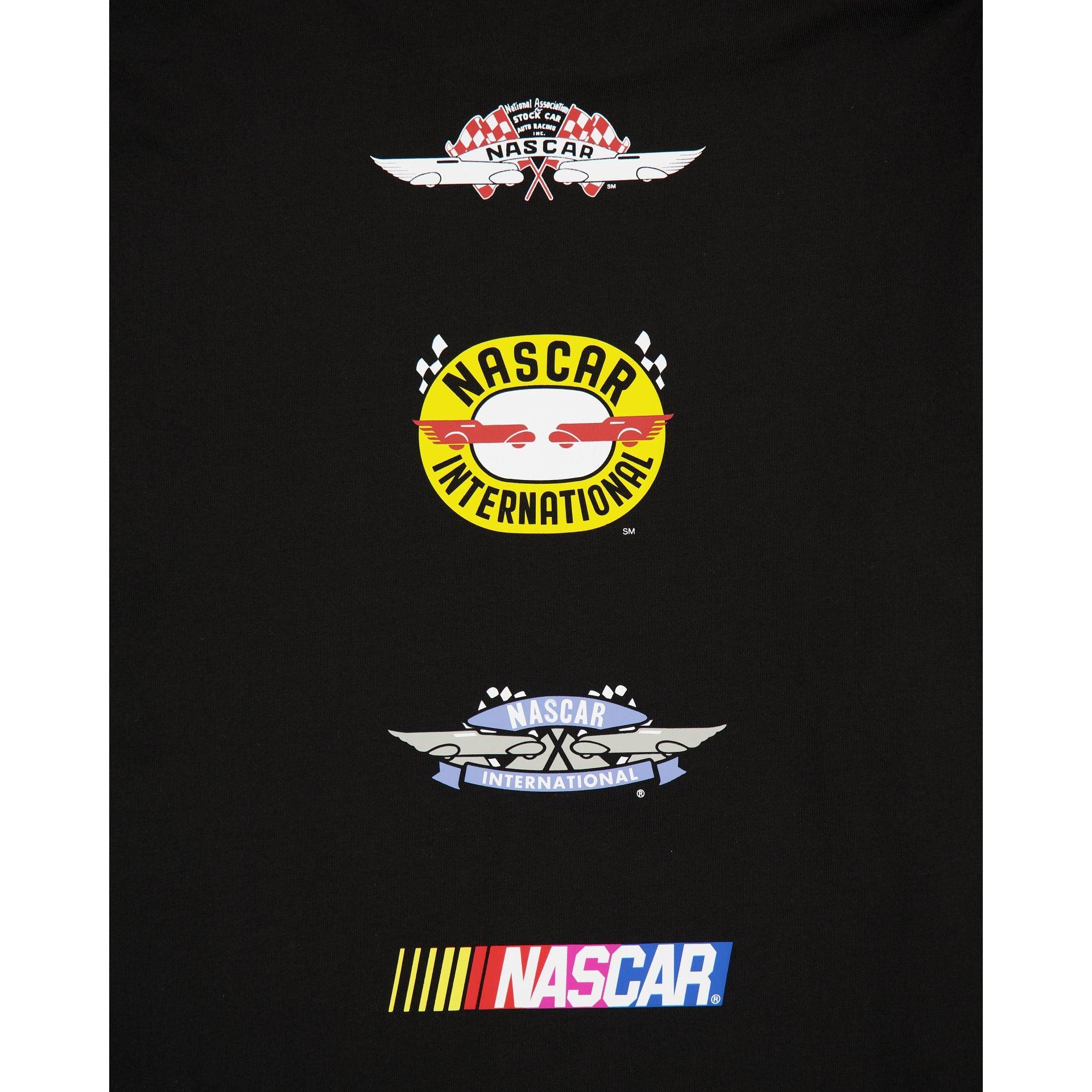 NASCAR Modern Speed Black Long Sleeve T-Shirt Male Product Image