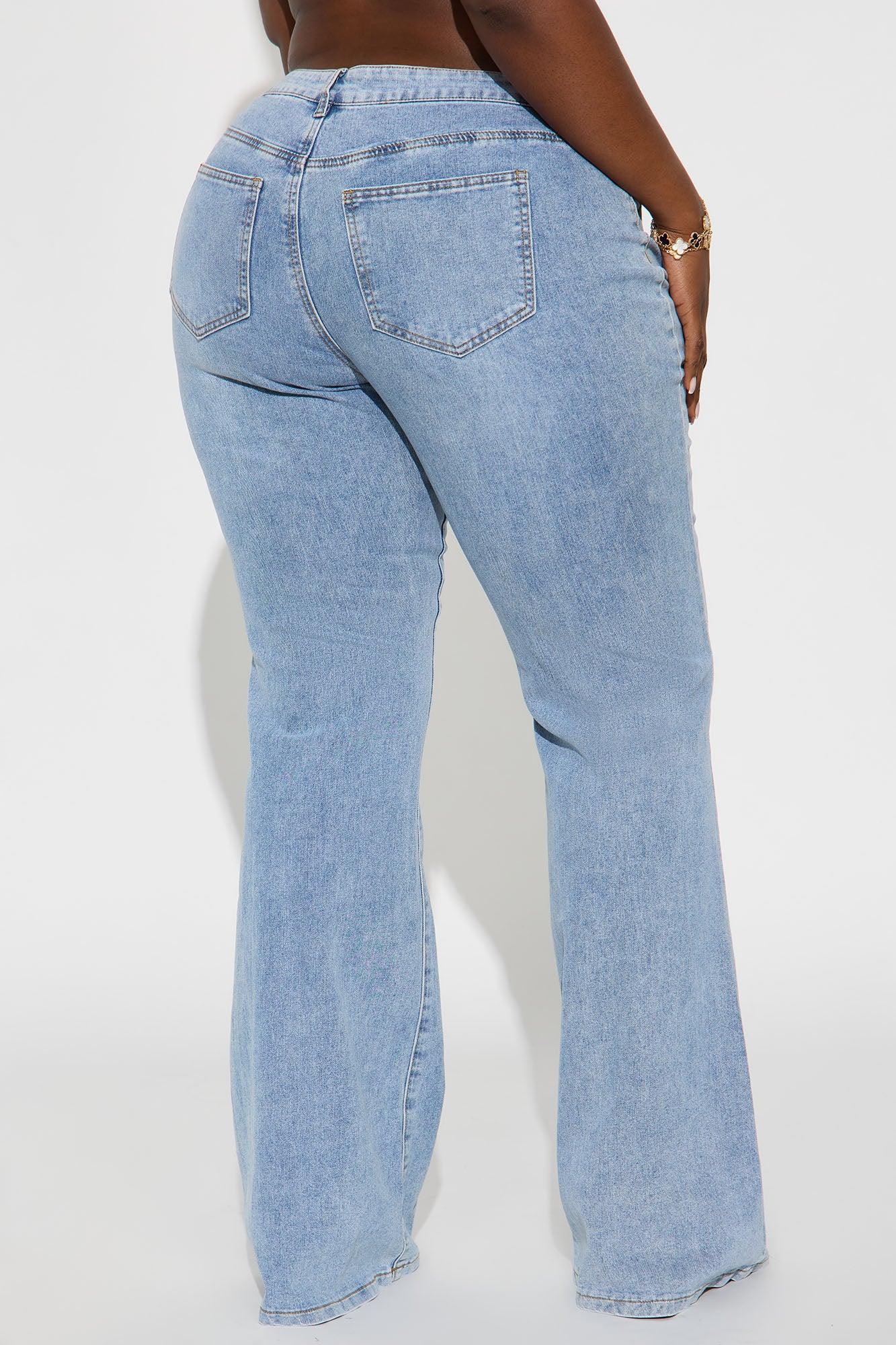 Brooke Low Rise Stretch Flare Jeans - Light Wash Female Product Image